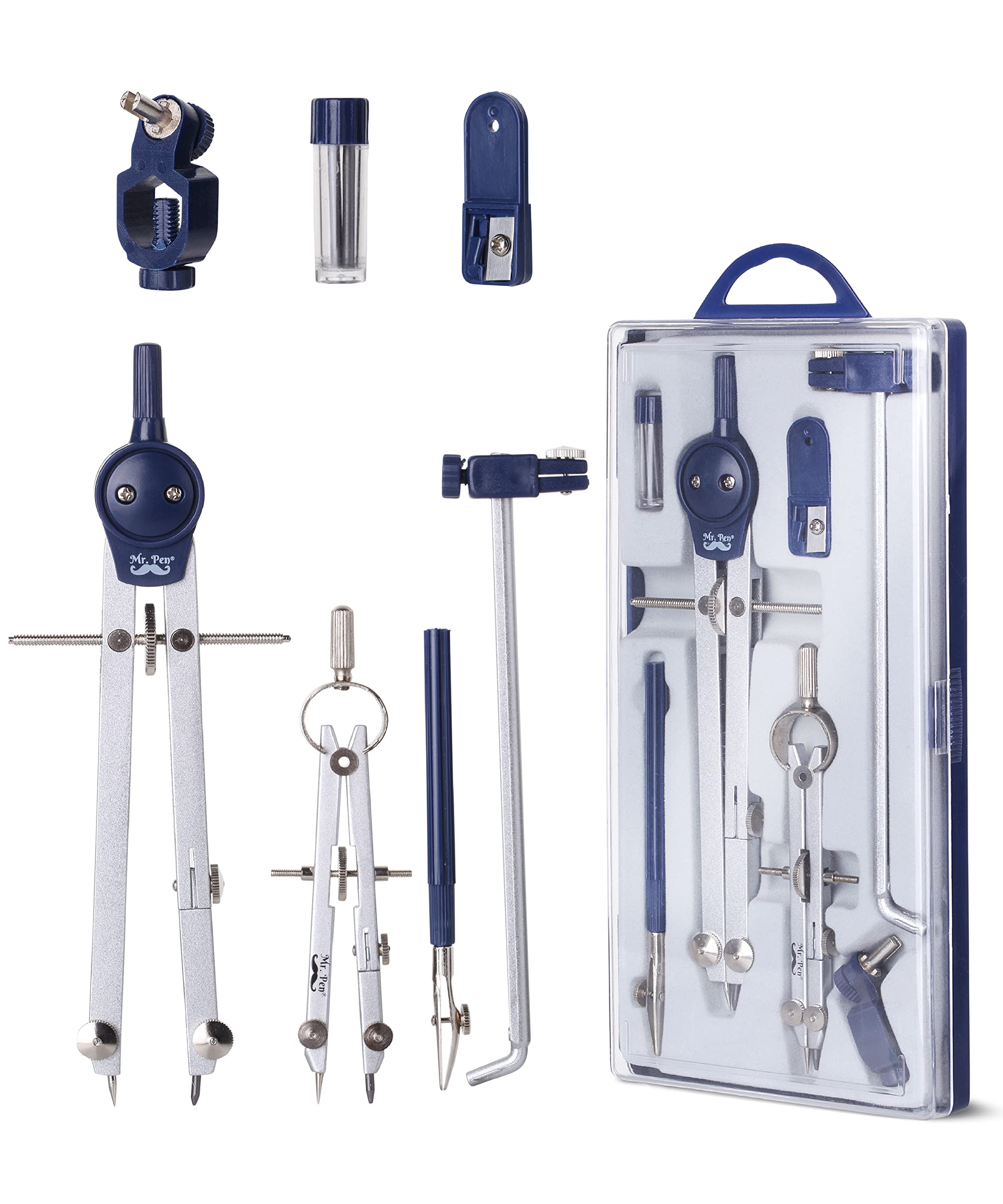 Foto 1 | Set Geometry Mr. Pen Professional Metal Compass 7 Piezas - Venta Internacional.