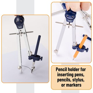 Foto 6 | Set Geometry Mr. Pen Professional Metal Compass 7 Piezas - Venta Internacional.