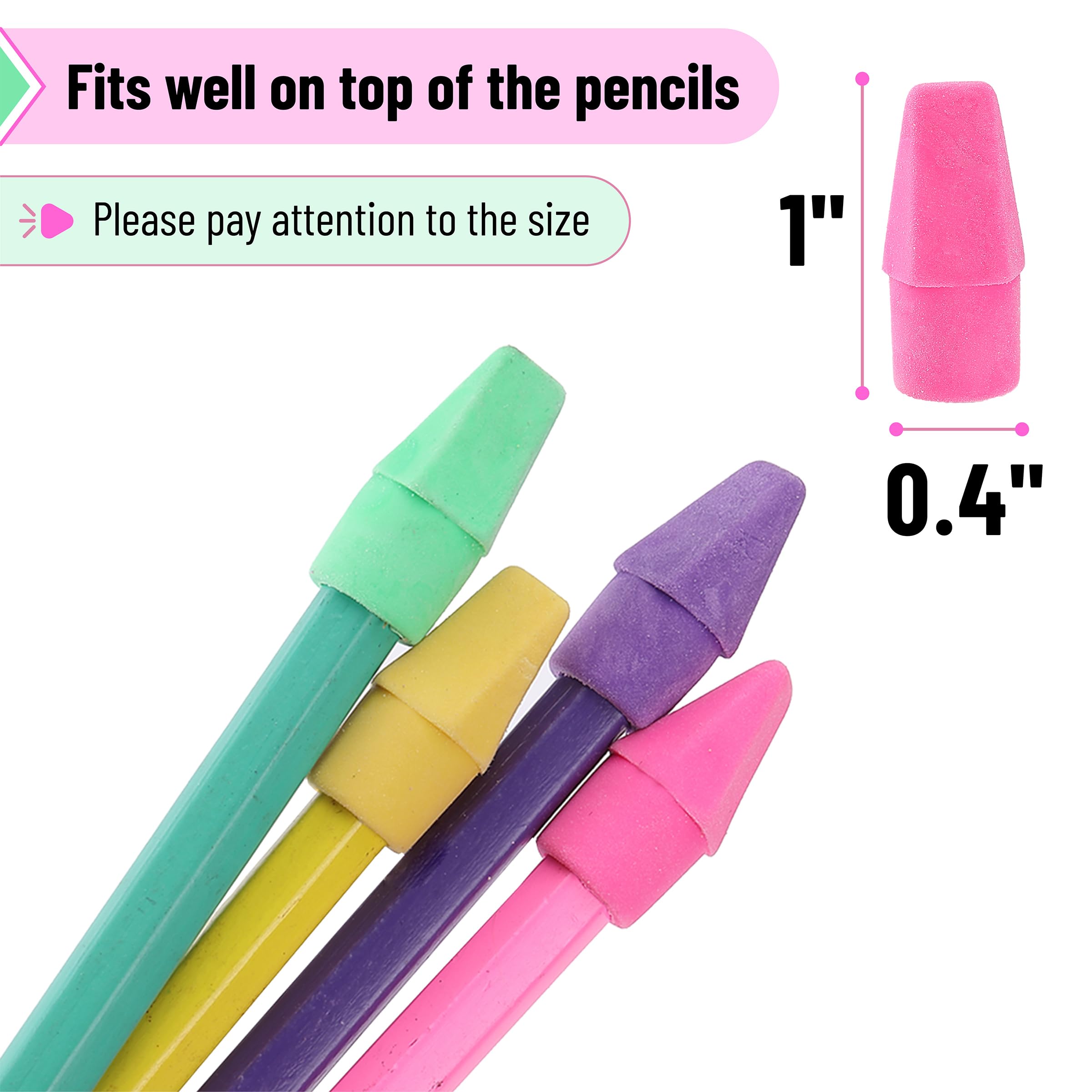 Foto 3 | Lápices Mr. Pen, 500 Unidades, Colores Vibrantes, Sin Látex - Venta Internacional.