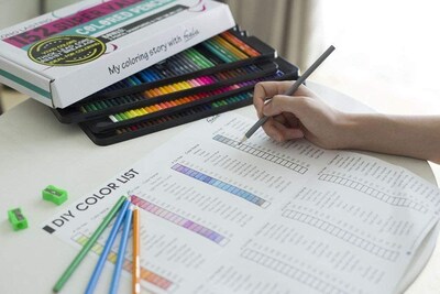 Foto 6 | Juego De Lápices De Colores Feela 152 Premium Soft Core Con Sacapuntas - Venta Internacional.