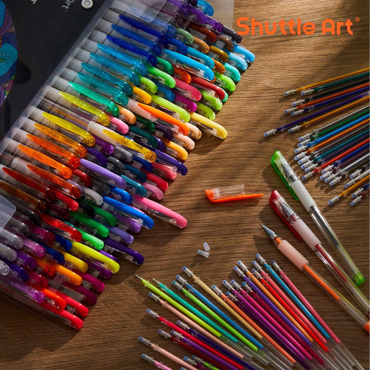 Foto 8 pulgar | Set De Bolígrafos De Gel Shuttle Art, 260 Unidades, 130 Colores Con 130 Recambios - Venta Internacional.
