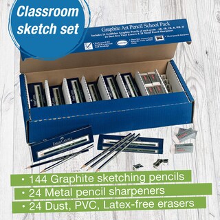 Foto 2 | Set De Lápices Faber-castell Creative Studio Graphite 144 Lápices - Venta Internacional.