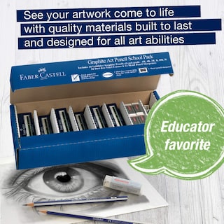 Foto 6 | Set De Lápices Faber-castell Creative Studio Graphite 144 Lápices - Venta Internacional.