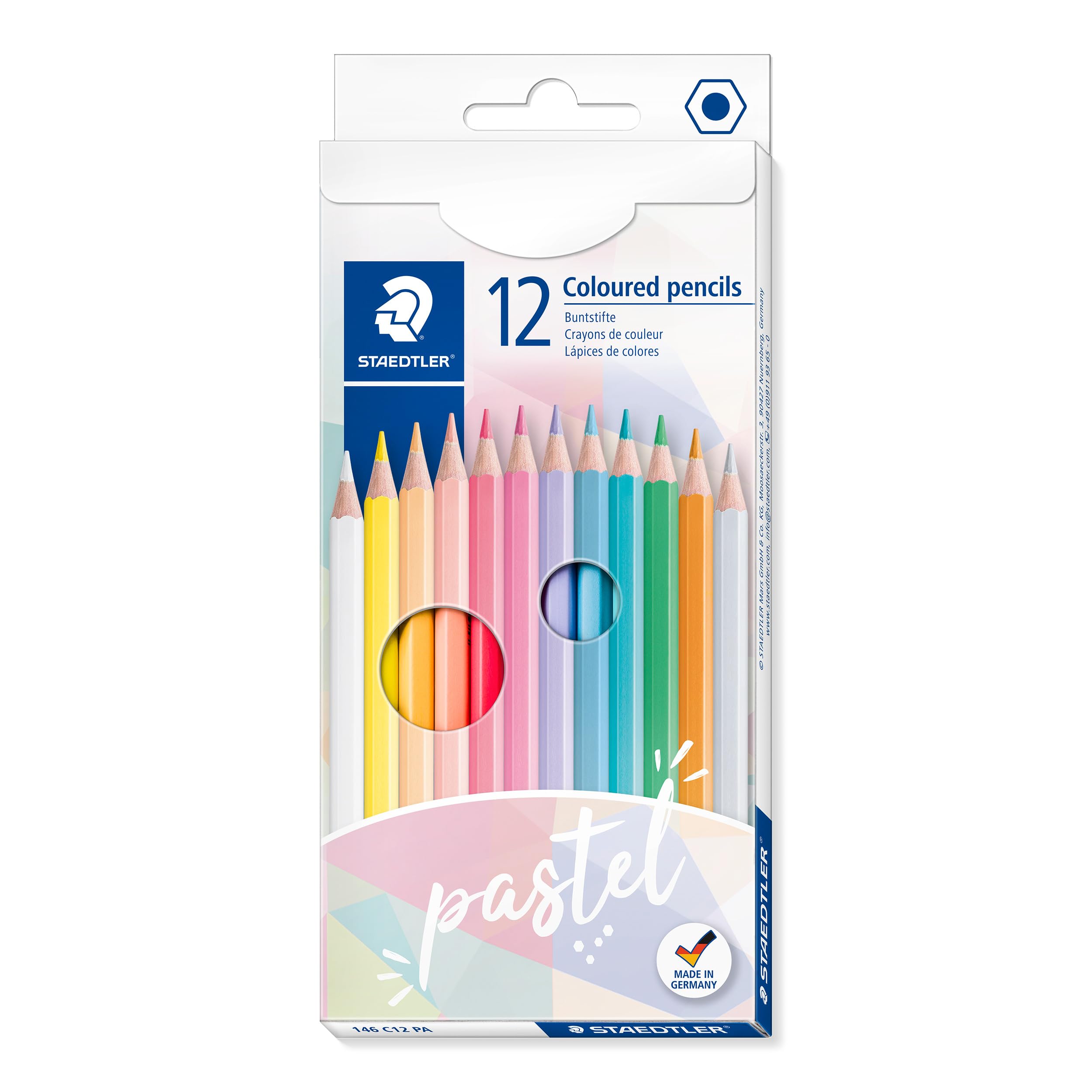 Foto 2 pulgar | Lápiz Para Colorear Staedtler 146 Classic Soft Lead 12 Pastel - Venta Internacional.