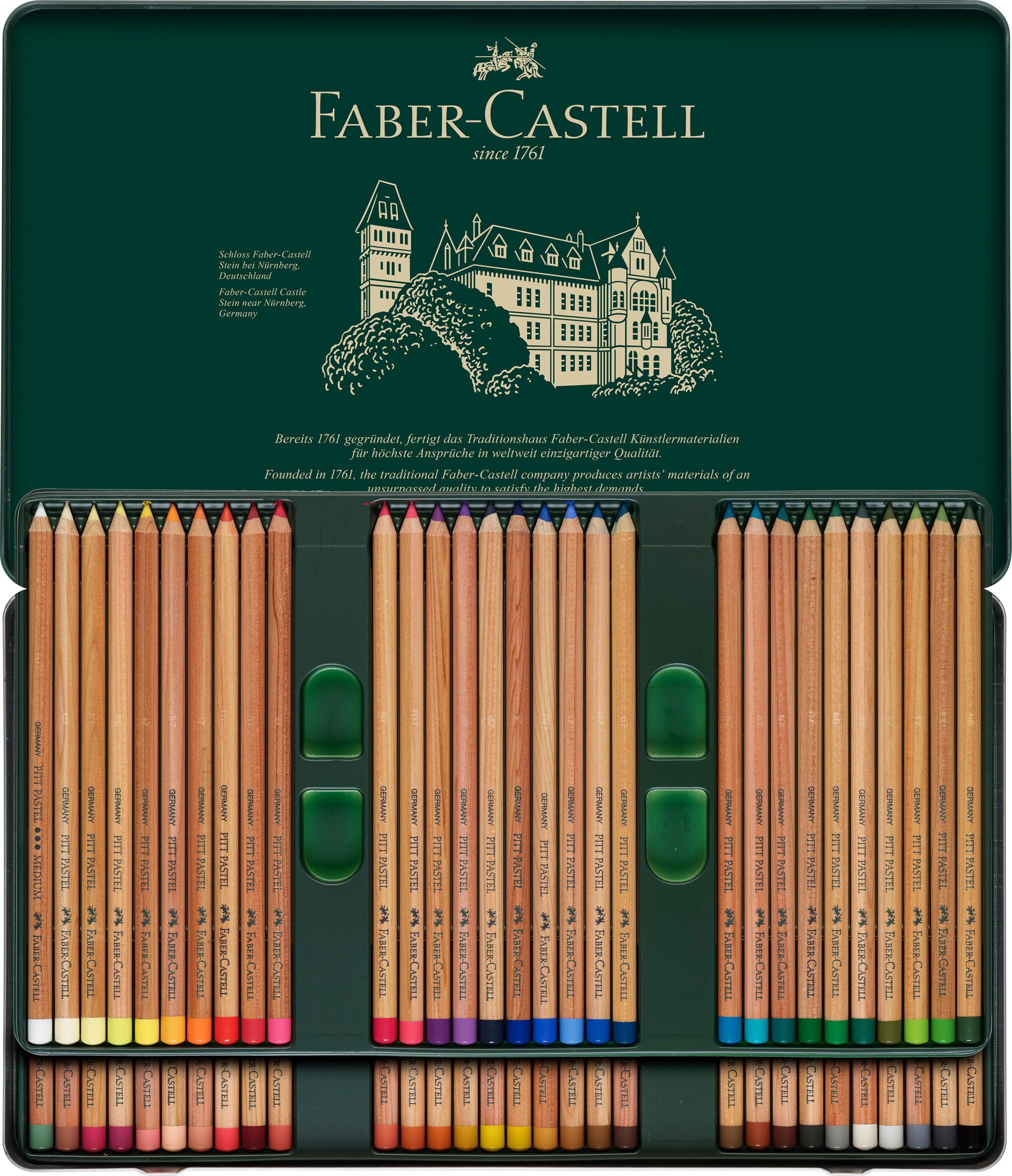 Foto 4 pulgar | Set De Lápices De Colores Faber-castell Pitt Pastell 60 Unidades - Venta Internacional.