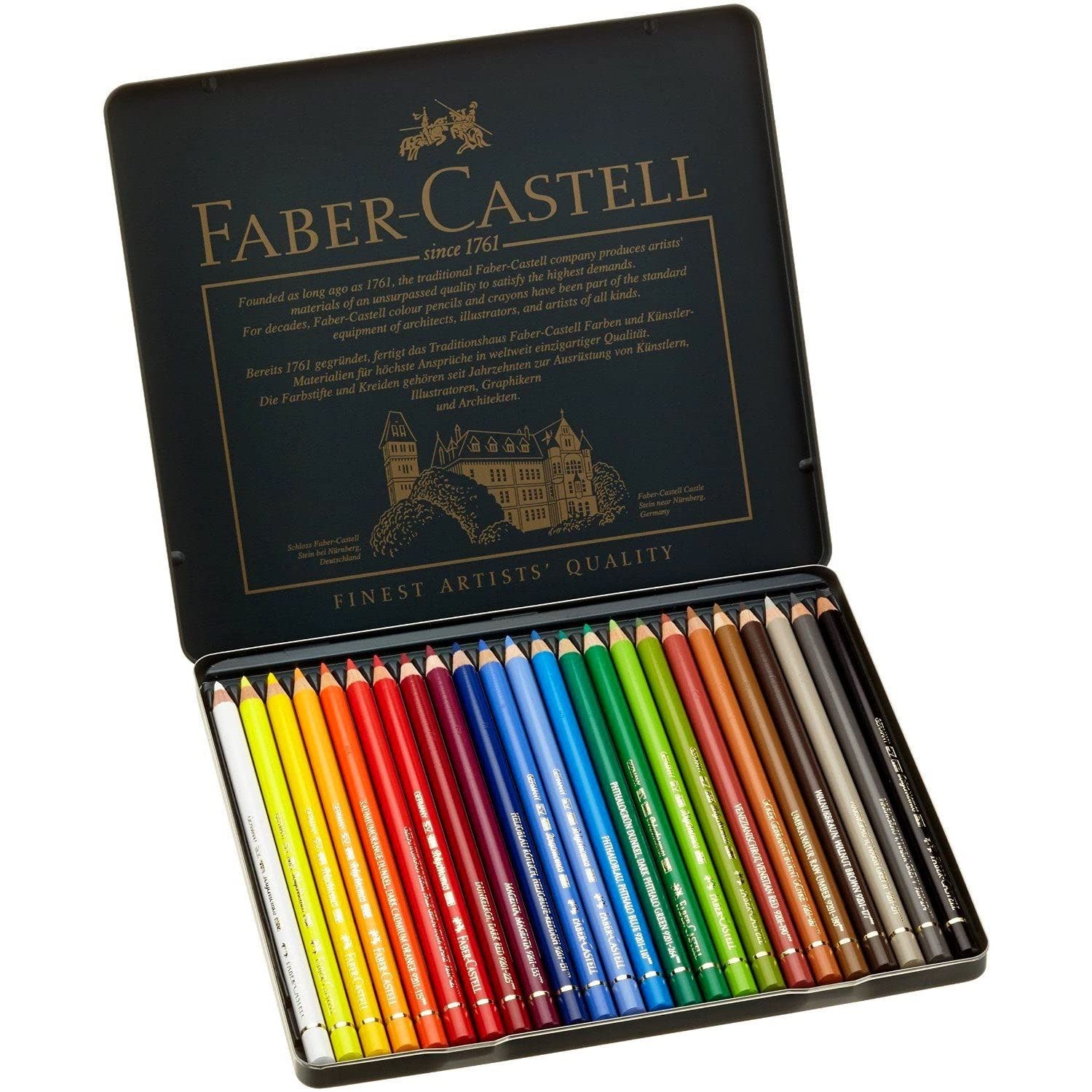 Set De 24 Lápices De Colores Policromados Faber-castell - Venta Internacional. $1,035