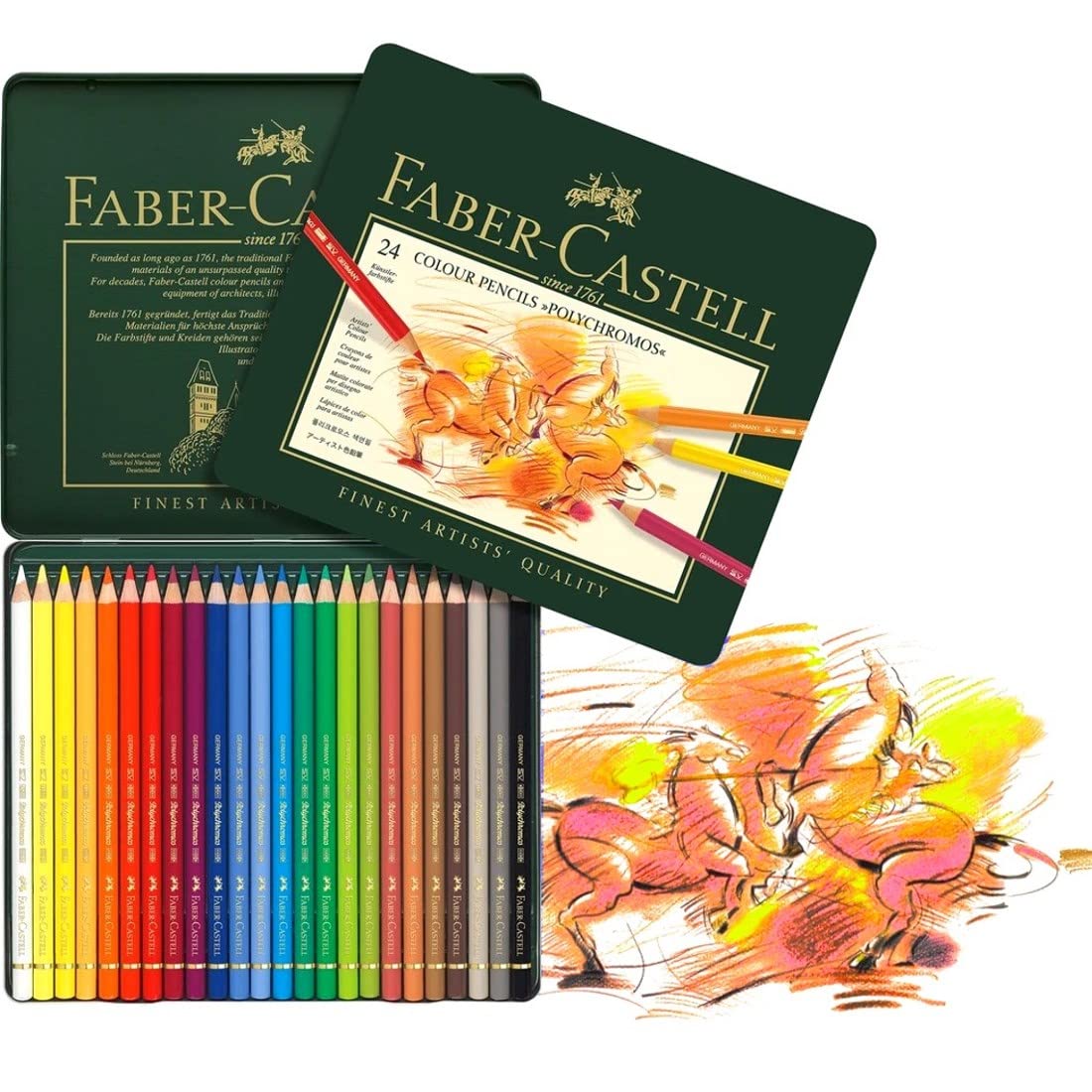 Foto 5 pulgar | Set De 24 Lápices De Colores Policromados Faber-castell - Venta Internacional.