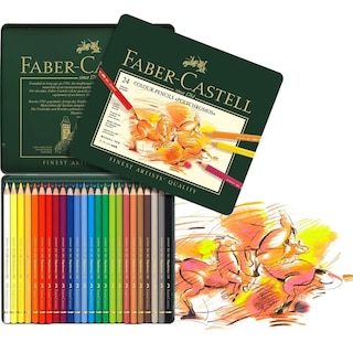 Foto 4 | Set De 24 Lápices De Colores Policromados Faber-castell - Venta Internacional.