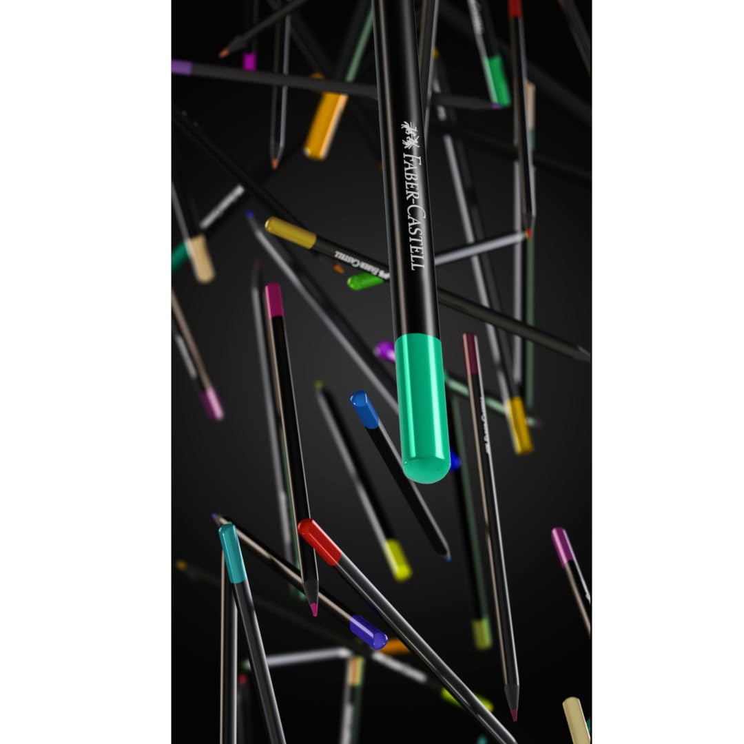 Foto 3 pulgar | Lápices De Colores Faber-castell Black Edition 50 Black Wood - Venta Internacional.
