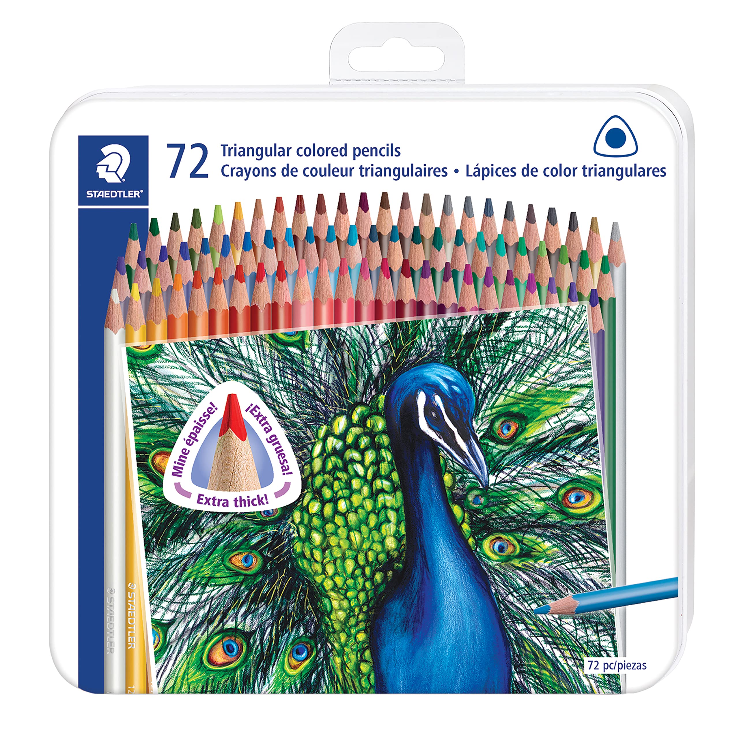 Foto 2 pulgar | Lápices De Colores Staedtler 1278cm72a6 Triangular Barrel 72 Piezas - Venta Internacional.