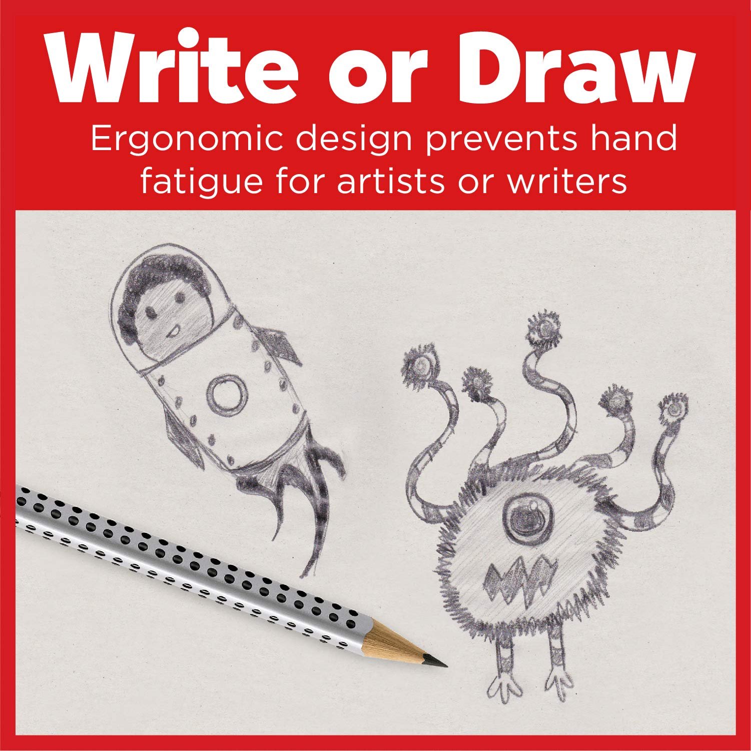 Foto 4 pulgar | Lápices Faber-castell Jumbo Grip Graphite N.º 2 Para Niños - Venta Internacional.