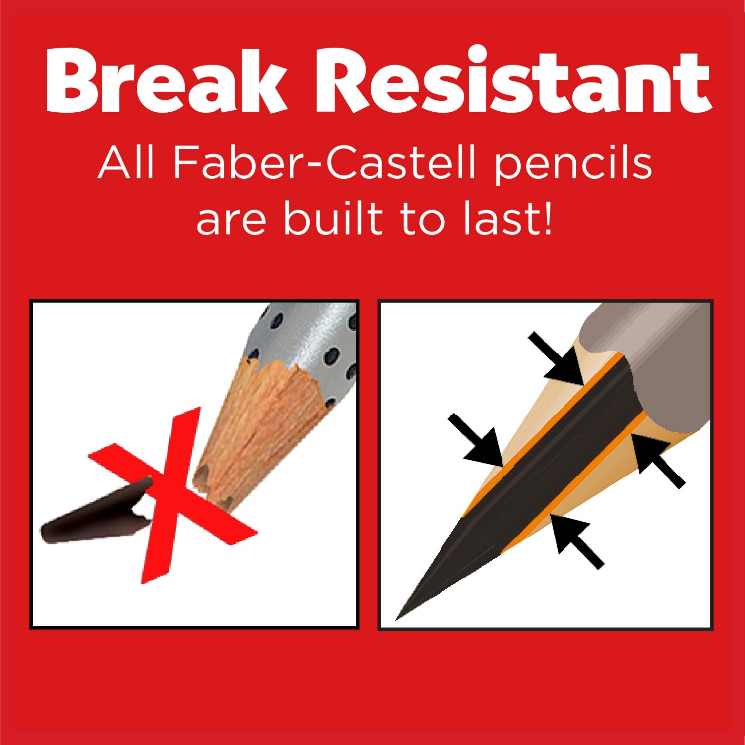 Foto 4 | Lápices Faber-castell Jumbo Grip Graphite N.º 2 Para Niños - Venta Internacional.