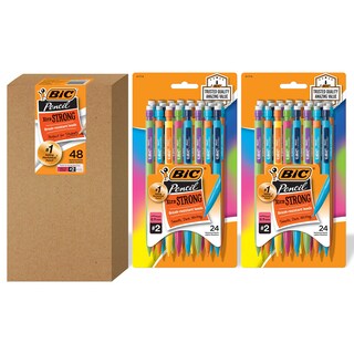 Foto 1 | Lápiz Mecánico Bic Xtra-strong Colorido Barril De 0,9 Mm, 48 Unidades - Venta Internacional.