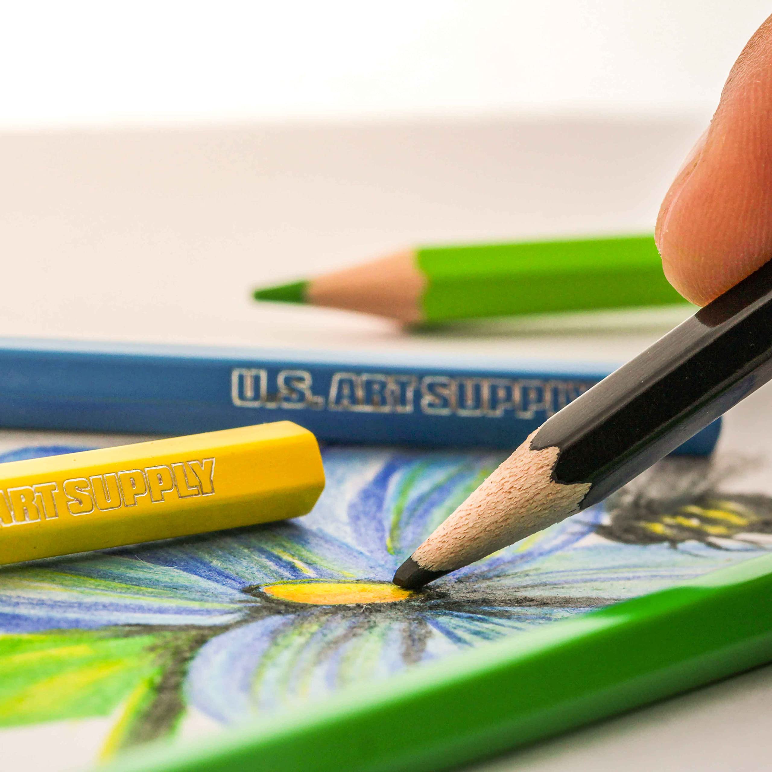 Foto 6 | Juego De Lápices De Colores U.s. Art Supply De 50 Piezas Con Papel De Dibujo - Venta Internacional.