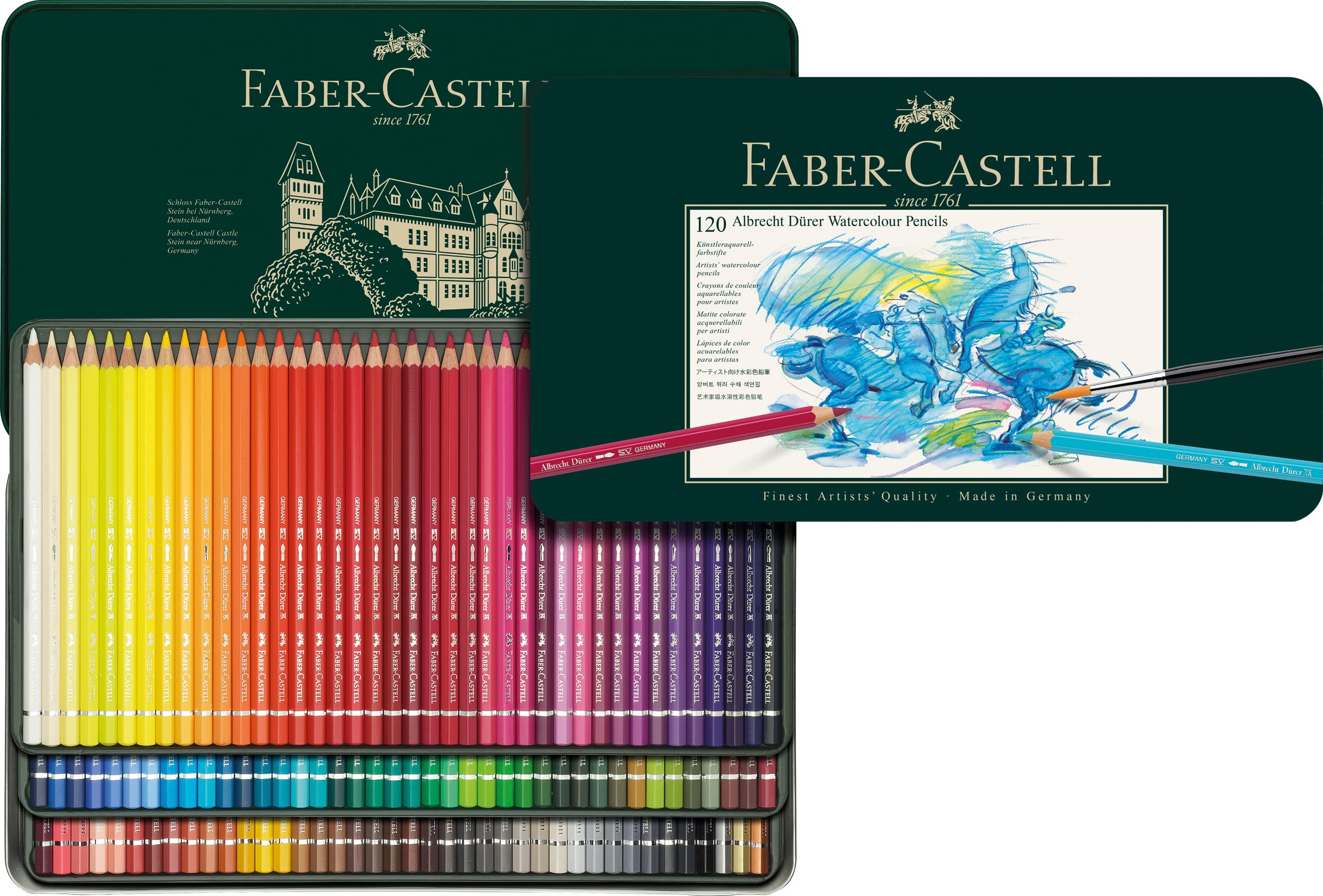 Foto 2 pulgar | Set De Lápices De Acuarela Faber Castell Albrecht Durer 120 - Venta Internacional.
