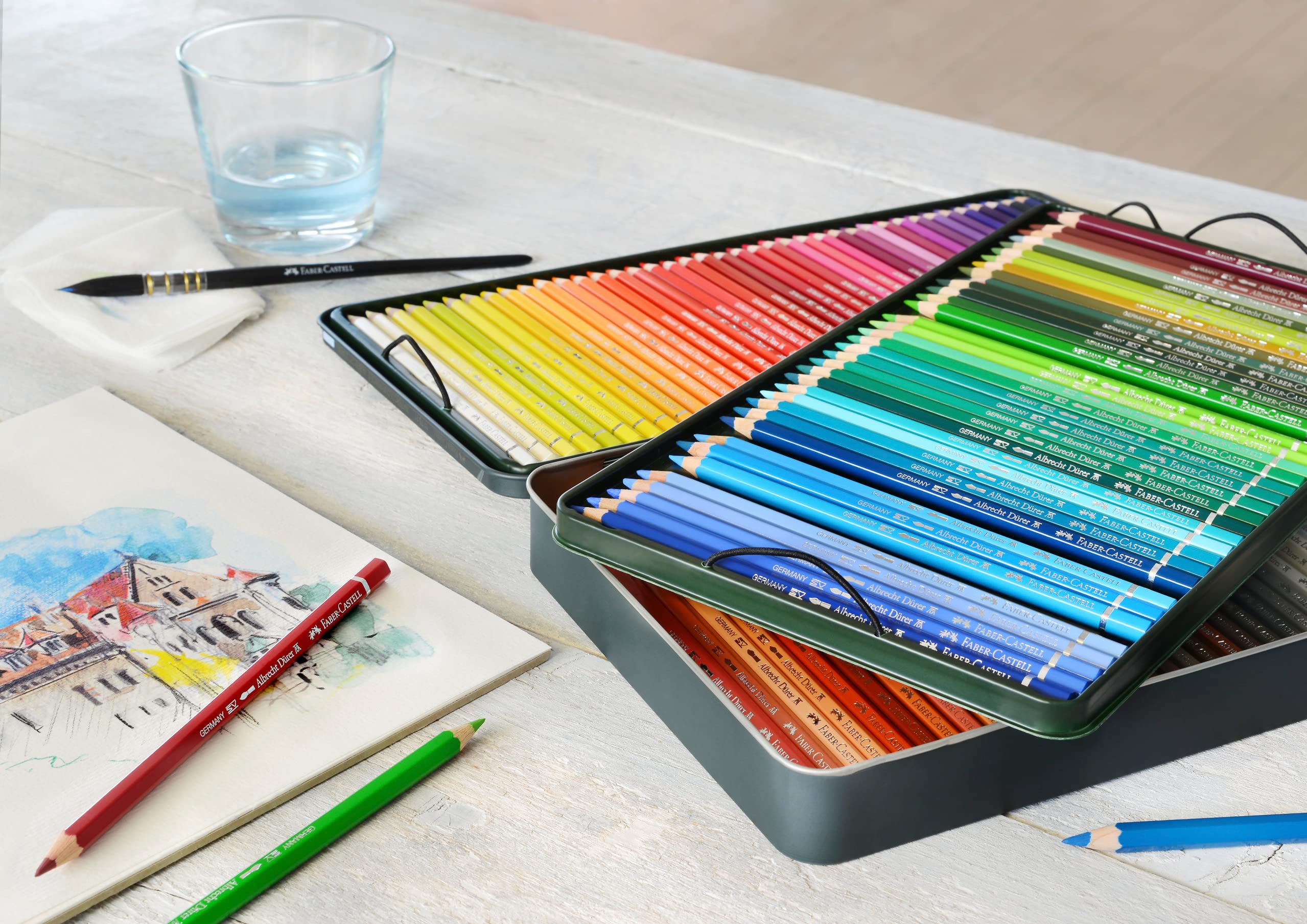 Foto 5 | Set De Lápices De Acuarela Faber Castell Albrecht Durer 120 - Venta Internacional.