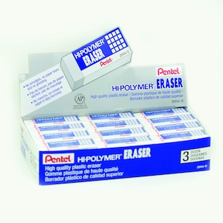Foto 1 | Bloque De Polímero De Alta Calidad Eraser Pentel, Grande, Blanco, Paquete De 36 Unidades Zeh-10 - Venta Internacional.