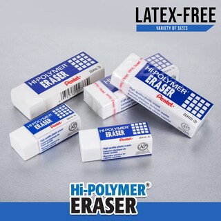 Foto 4 | Bloque De Polímero De Alta Calidad Eraser Pentel, Grande, Blanco, Paquete De 36 Unidades Zeh-10 - Venta Internacional.