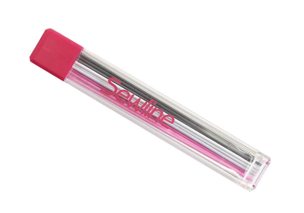 Foto 1 | Lápiz Mecánico De Tela Con Plomo Sewline, Blanco/negro/rosa - Venta Internacional.