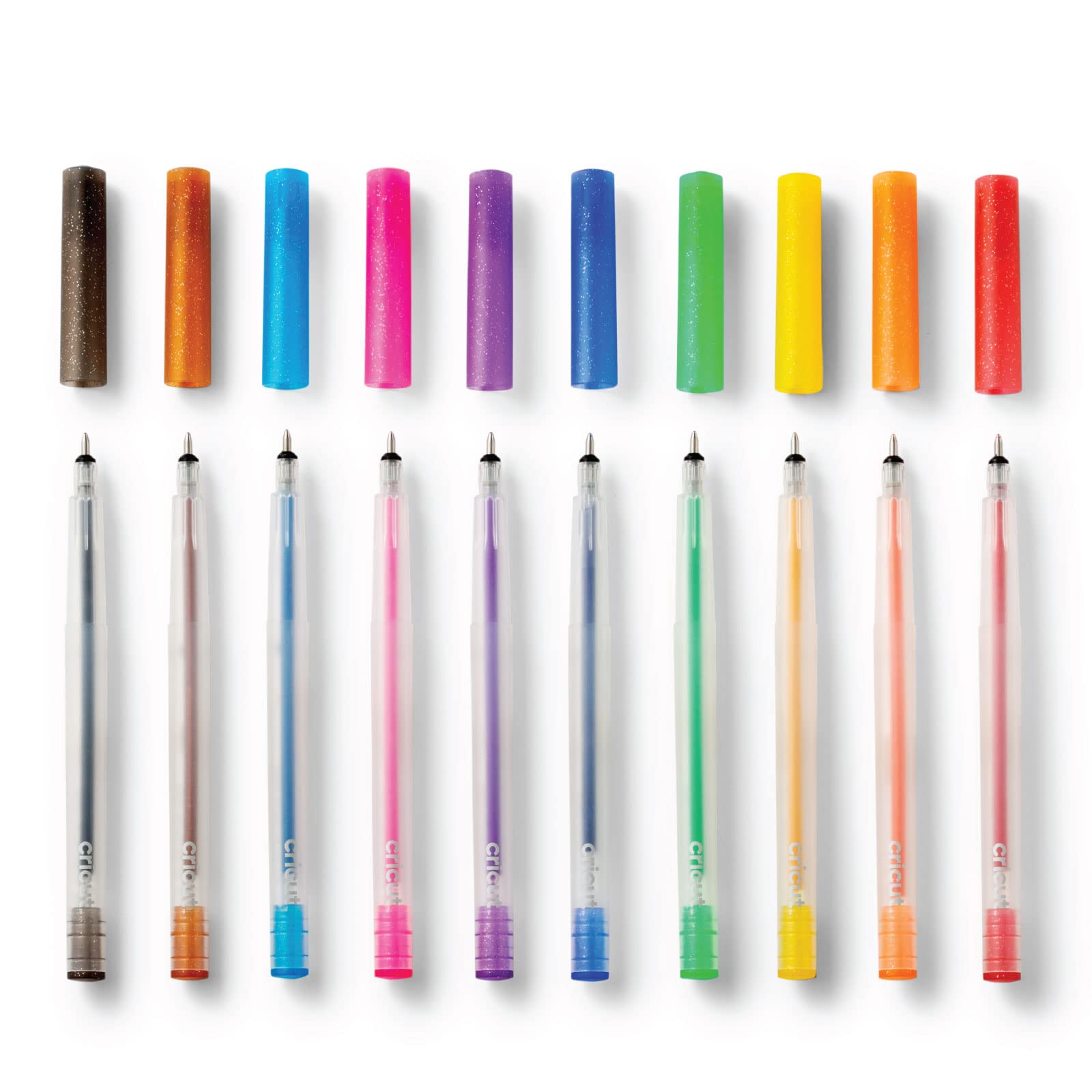 Foto 3 pulgar | Bolígrafos De Gel Con Purpurina Cricut Rainbow, 10 Colores, 0,8 Mm (10 Unidades) - Venta Internacional.