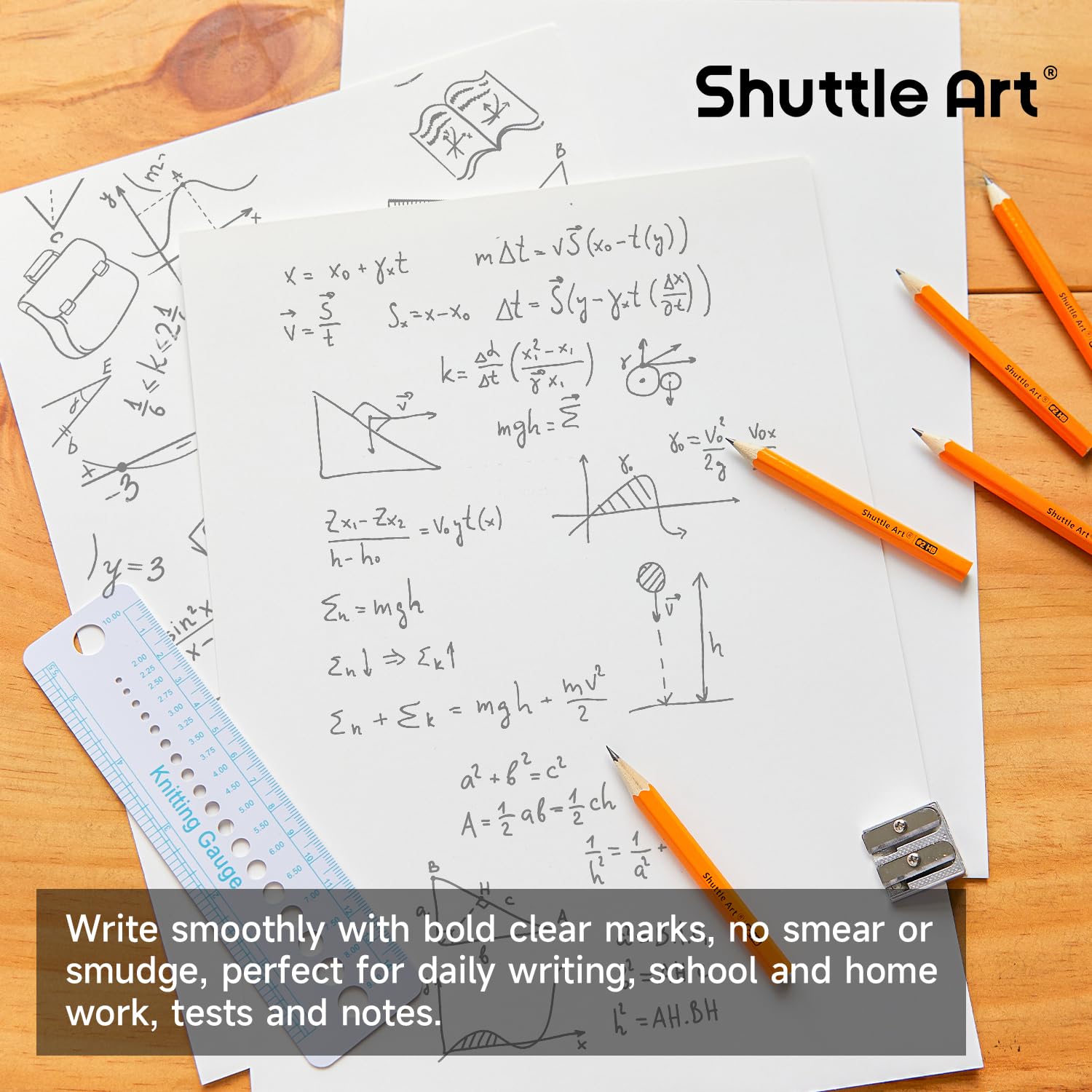 Foto 5 | Lápices Shuttle Art, Paquete De 600 Unidades, #2 Hb Mini, Madera Preafilada - Venta Internacional.