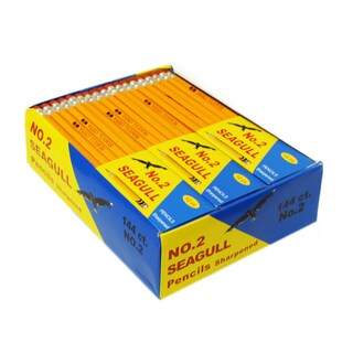 Foto 1 | Lápices Seagull, Preafilados, Número 2, 144 Unidades Por Caja, 12 Cajas - Venta Internacional.