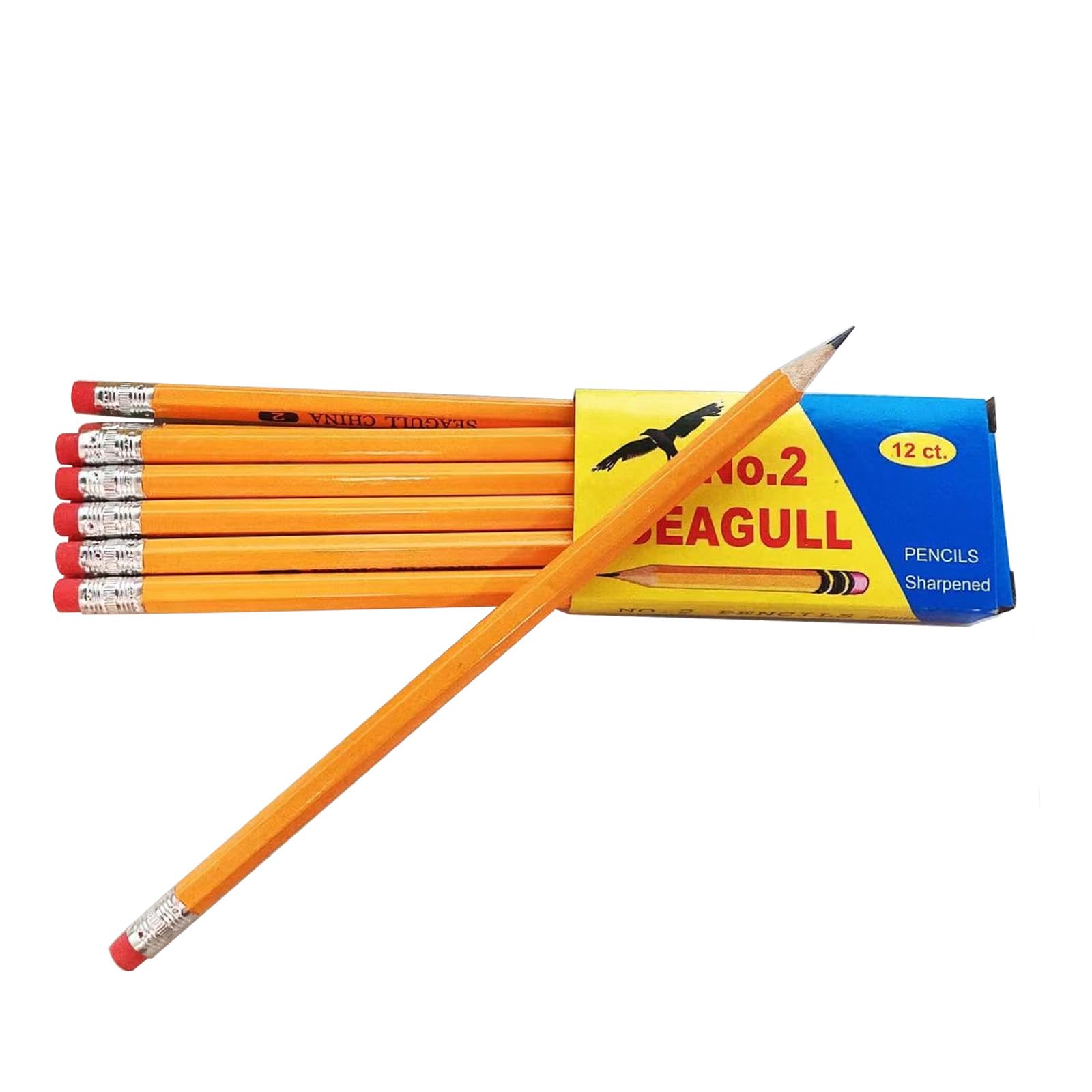 Foto 3 pulgar | Lápices Seagull, Preafilados, Número 2, 144 Unidades Por Caja, 12 Cajas - Venta Internacional.