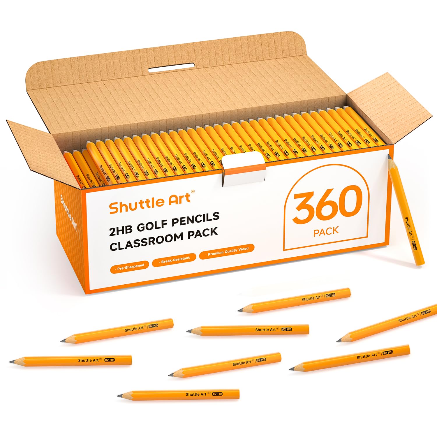 Foto 1 | Lápices De Golf Shuttle Art 360 Pack #2 Hb Preafilados - Venta Internacional.