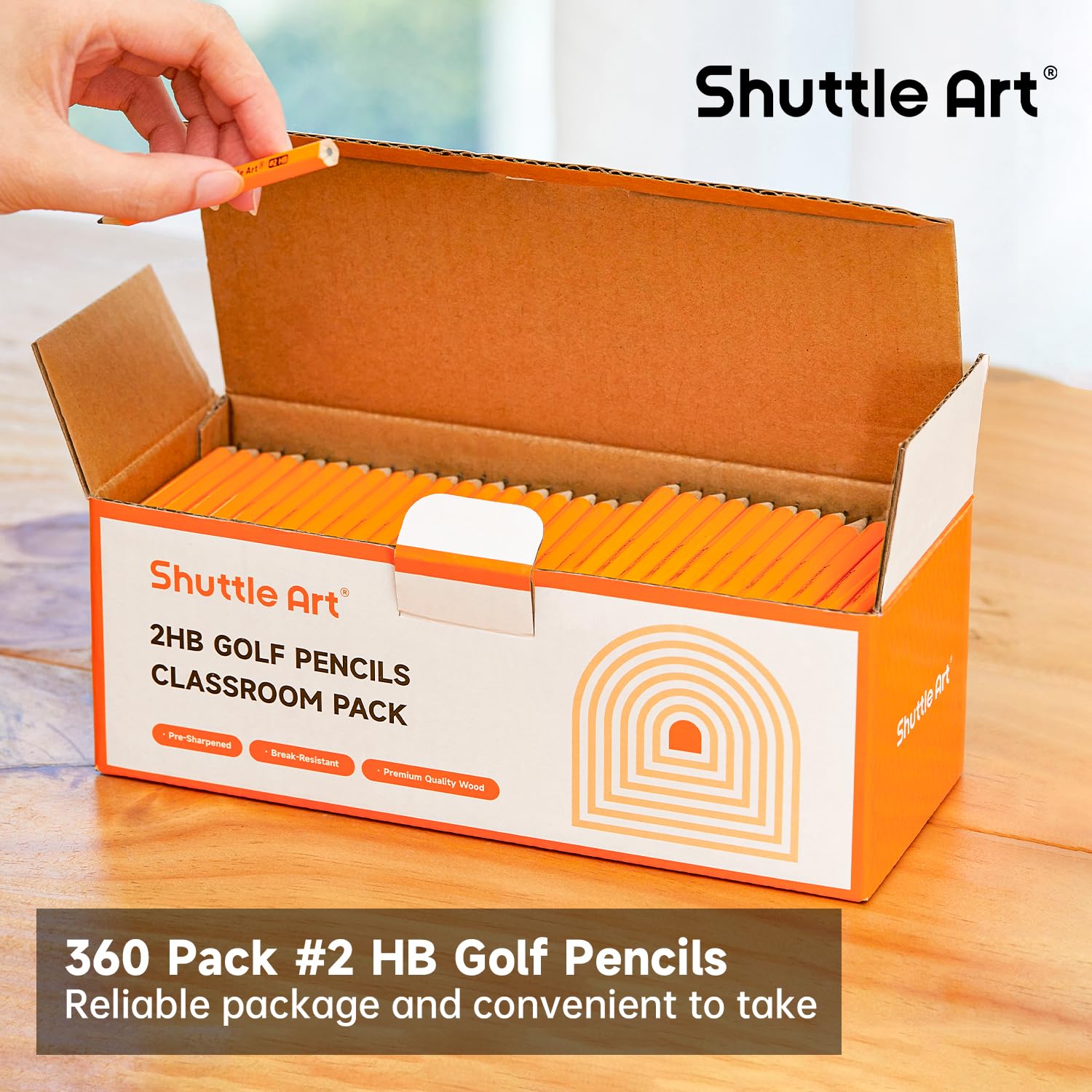 Foto 6 pulgar | Lápices De Golf Shuttle Art 360 Pack #2 Hb Preafilados - Venta Internacional.