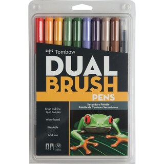 Foto 4 | Art Markers Tombow 56168 Bolígrafo Secundario De Doble Pincel Paquete De 10 - Venta Internacional.