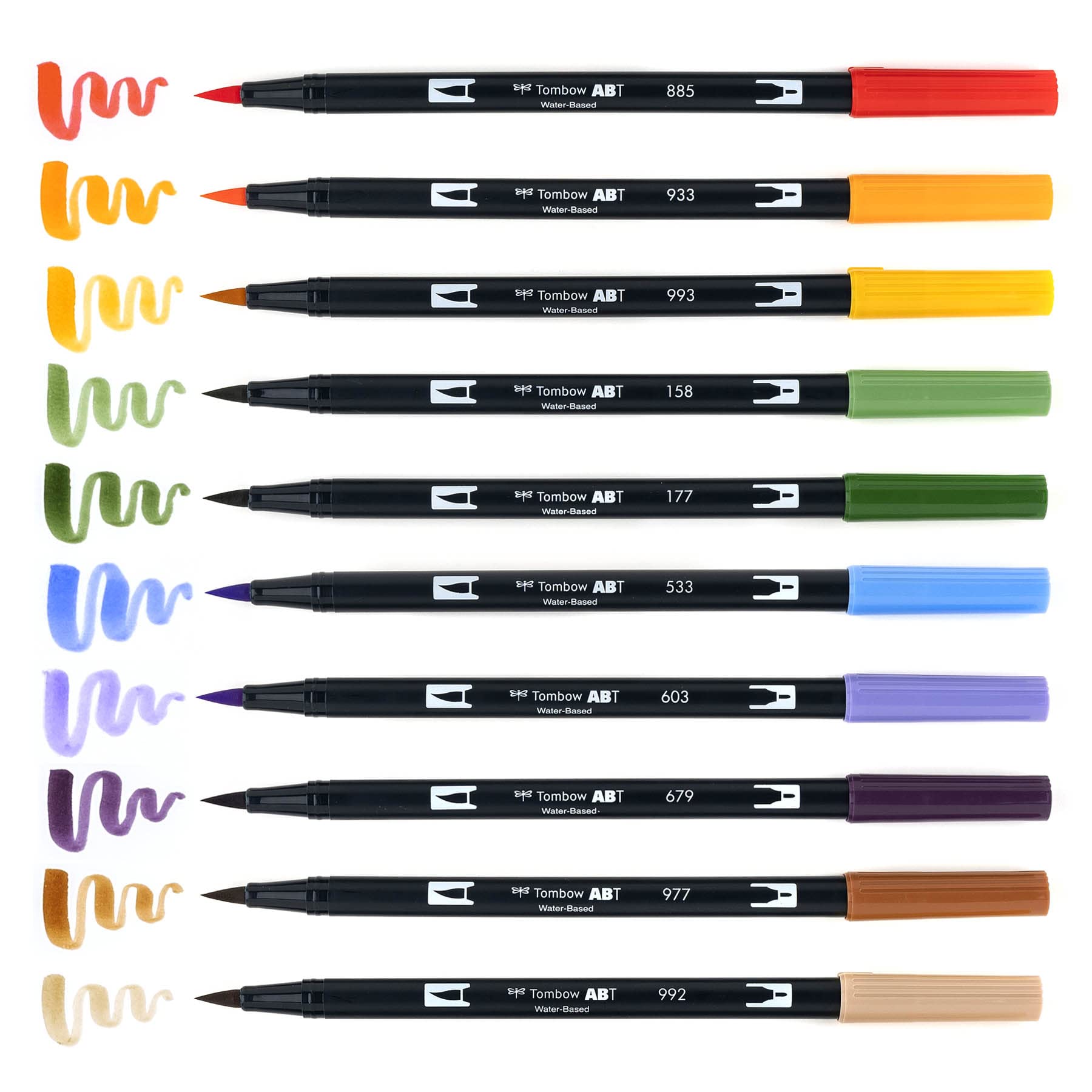 Foto 7 | Art Markers Tombow 56168  Bolígrafo Secundario De Doble Pincel  Paquete De 10 - Venta Internacional.
