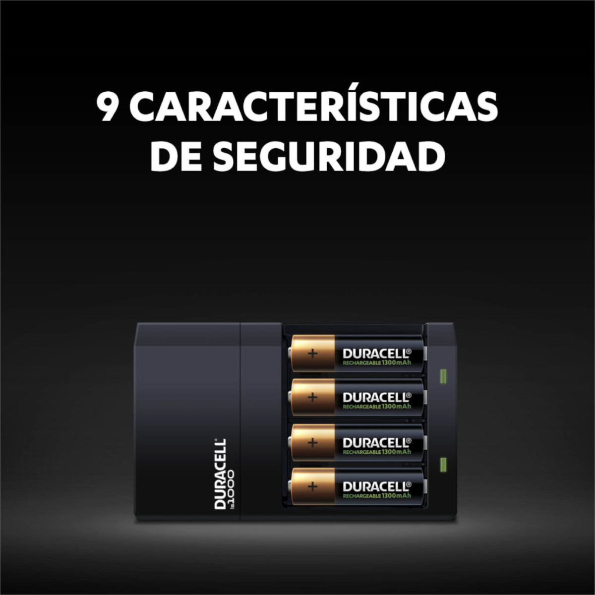 Foto 5 pulgar | Cargador de Pilas Duracell 5006074_5006077 color Negro compatible con AA y AAA + 8 Pilas AA 2500 Mah