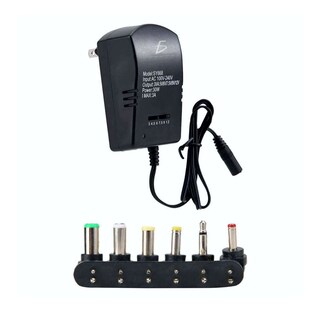 Foto 2 | Adaptador de Corriente Universal 30w 3v 4.5v 5v 6v 7.5v 9v 12v Elegate Negro