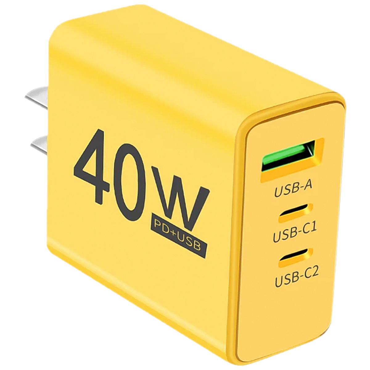 Cargador De Pared Usb Hotshot Mxdsy-001 1 Pieza Amarillo