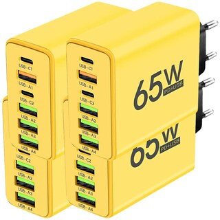 Foto 1 | Cargador De Celular Hotshot Mxnxy-004 4 Piezas Amarillo