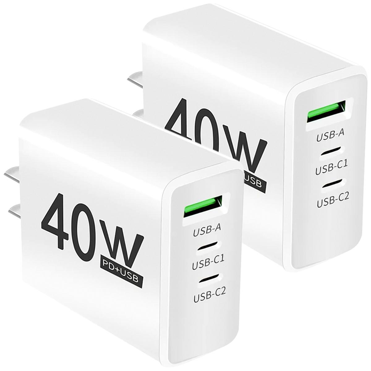 Foto 1 | Cargadores Celular Hotshot Mxdaw-002 2 Piezas Blanco
