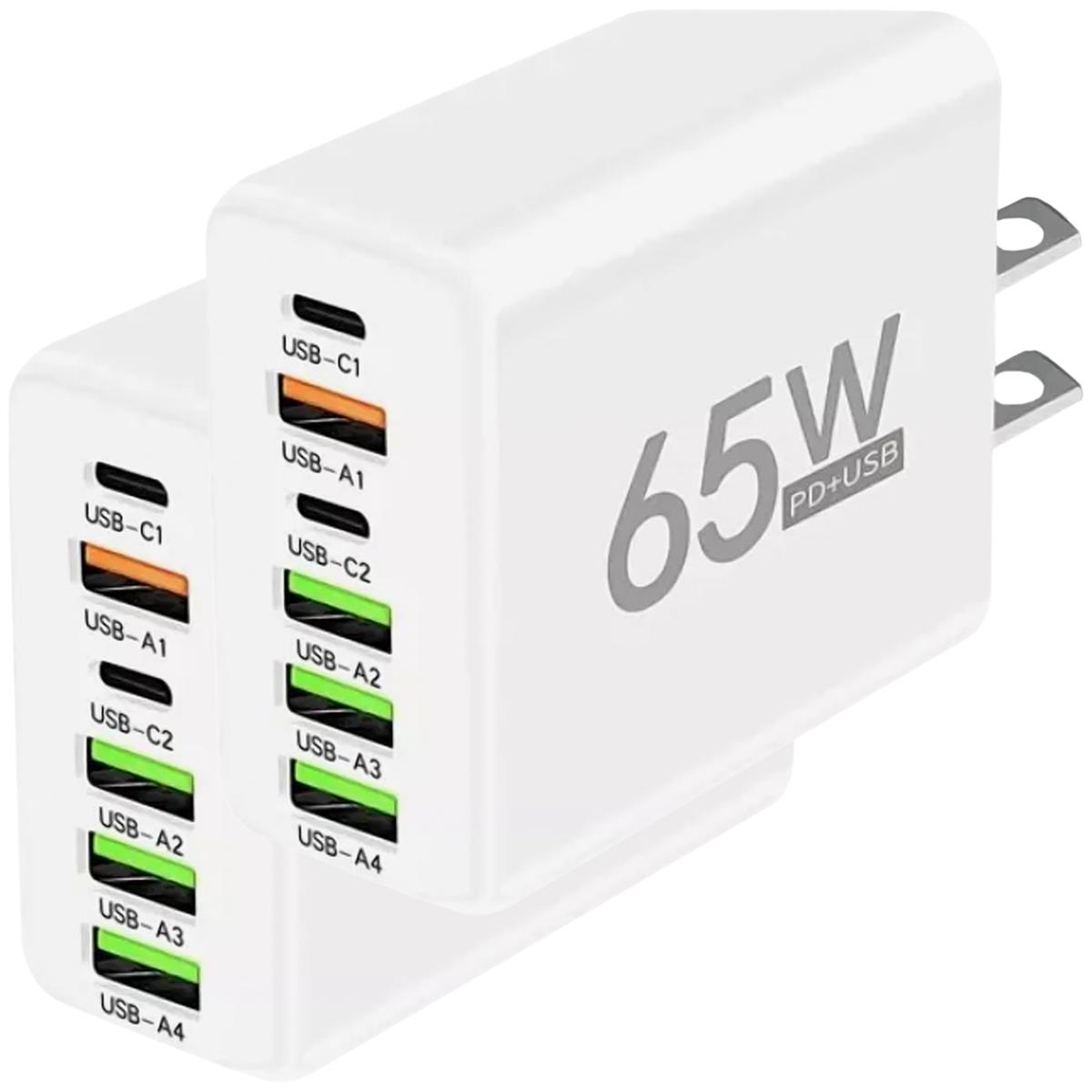 Foto 1 | Adaptadores De Carga Hotshot Mxcnw-002 2 Piezas Blanco