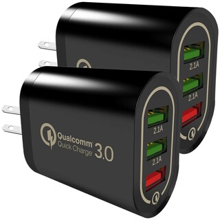 Foto 1 | Cargador Usb De Pared Hotshot Mxcgo-002 2 Piezas Negro