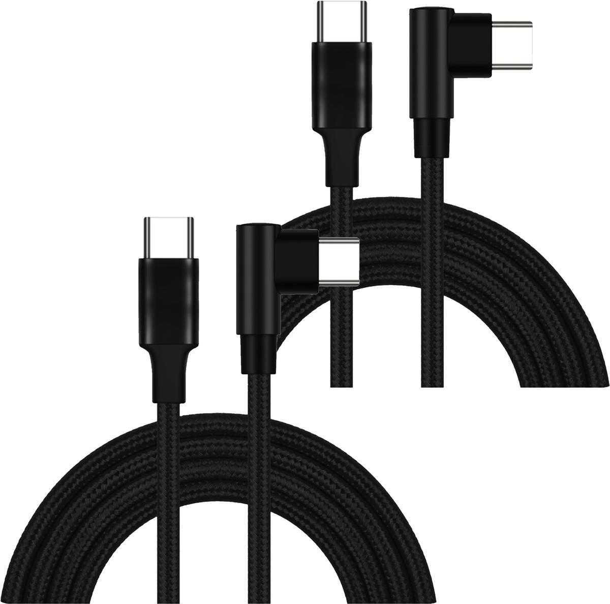 Foto 2 pulgar | Cable Usb-c 3mhotshot Mxipd-002 2 Piezas Negro