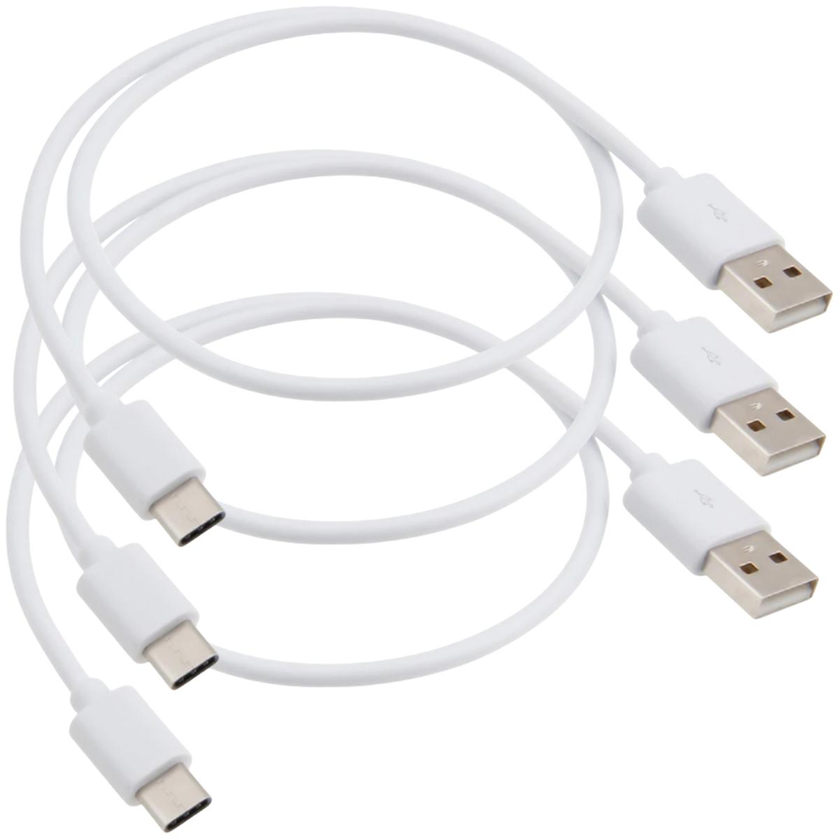 Cables Usb Tipo Chotshot Mxlew-003 3 Piezas Blanco