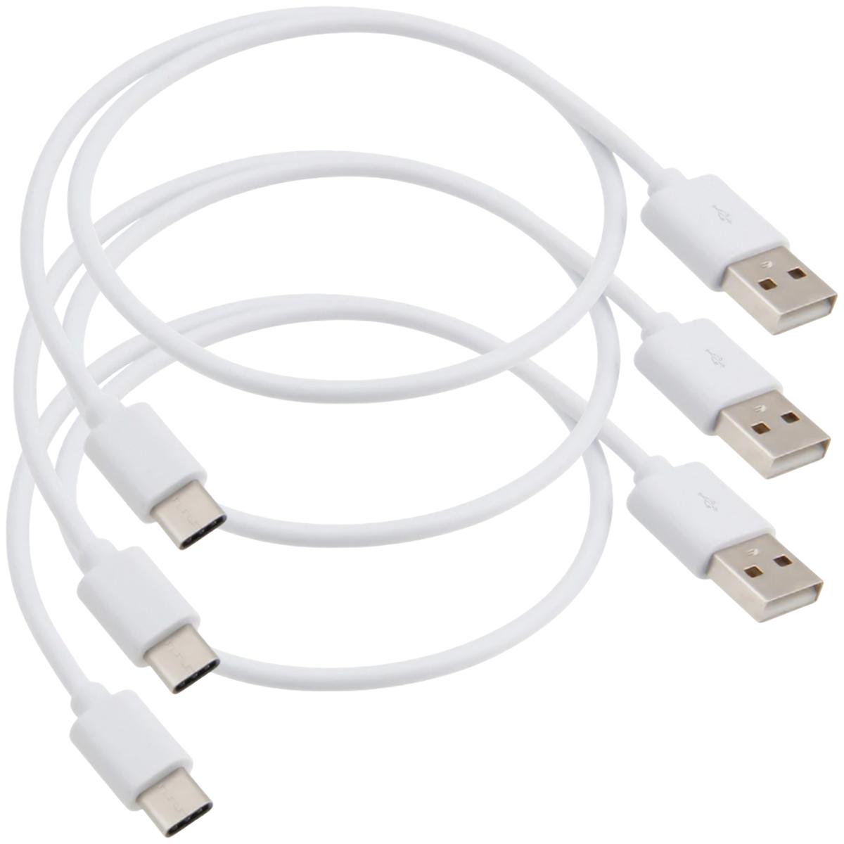 Foto 1 | Cables Usb Tipo Chotshot Mxlew-003 3 Piezas Blanco