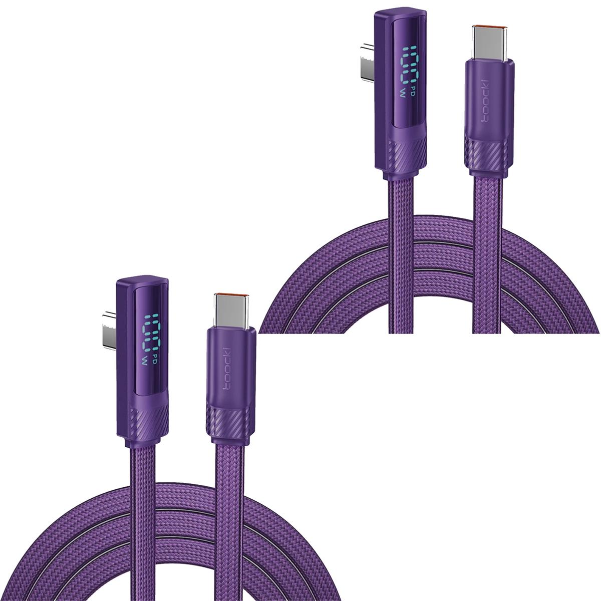 Cable Tipo Chotshot Mxvlu-002 2 Piezas Morado