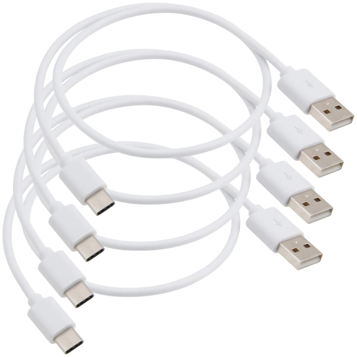 Cables Usb Tipo A Y Chotshot Mxlew-004 4 Piezas Blanco