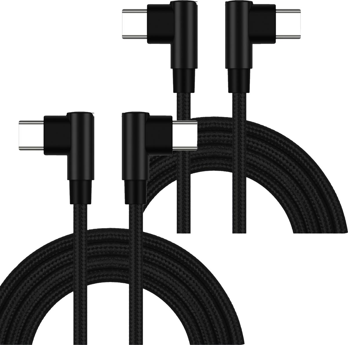 Foto 2 pulgar | Cable Usb-c Carga Rápida 3mhotshot Mxduo-002 2 Piezas Negro