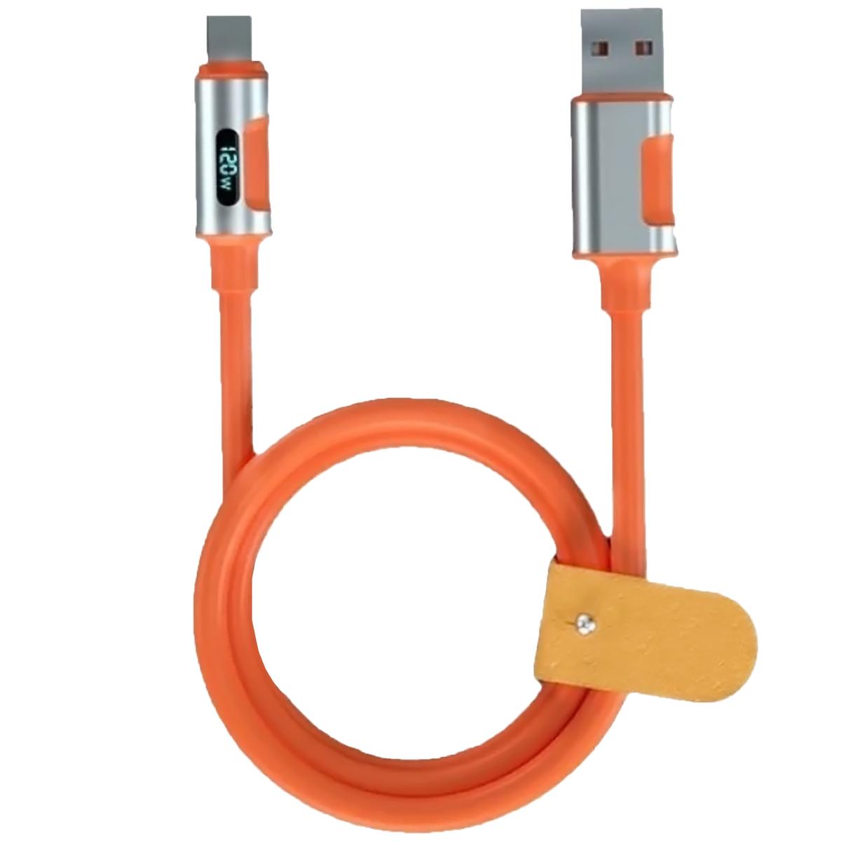 Foto 2 pulgar | Cable Usb Carga Rápidahotshot Mxubs-001 1 Pieza Naranja