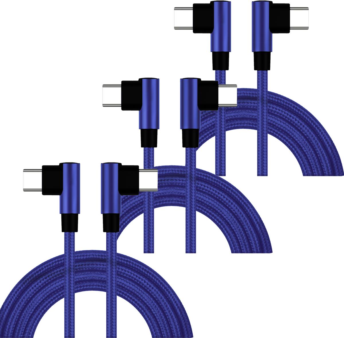 Foto 2 pulgar | Cable Usb-c Recto 90°hotshot Mxdsu-003 2 Piezas Azul