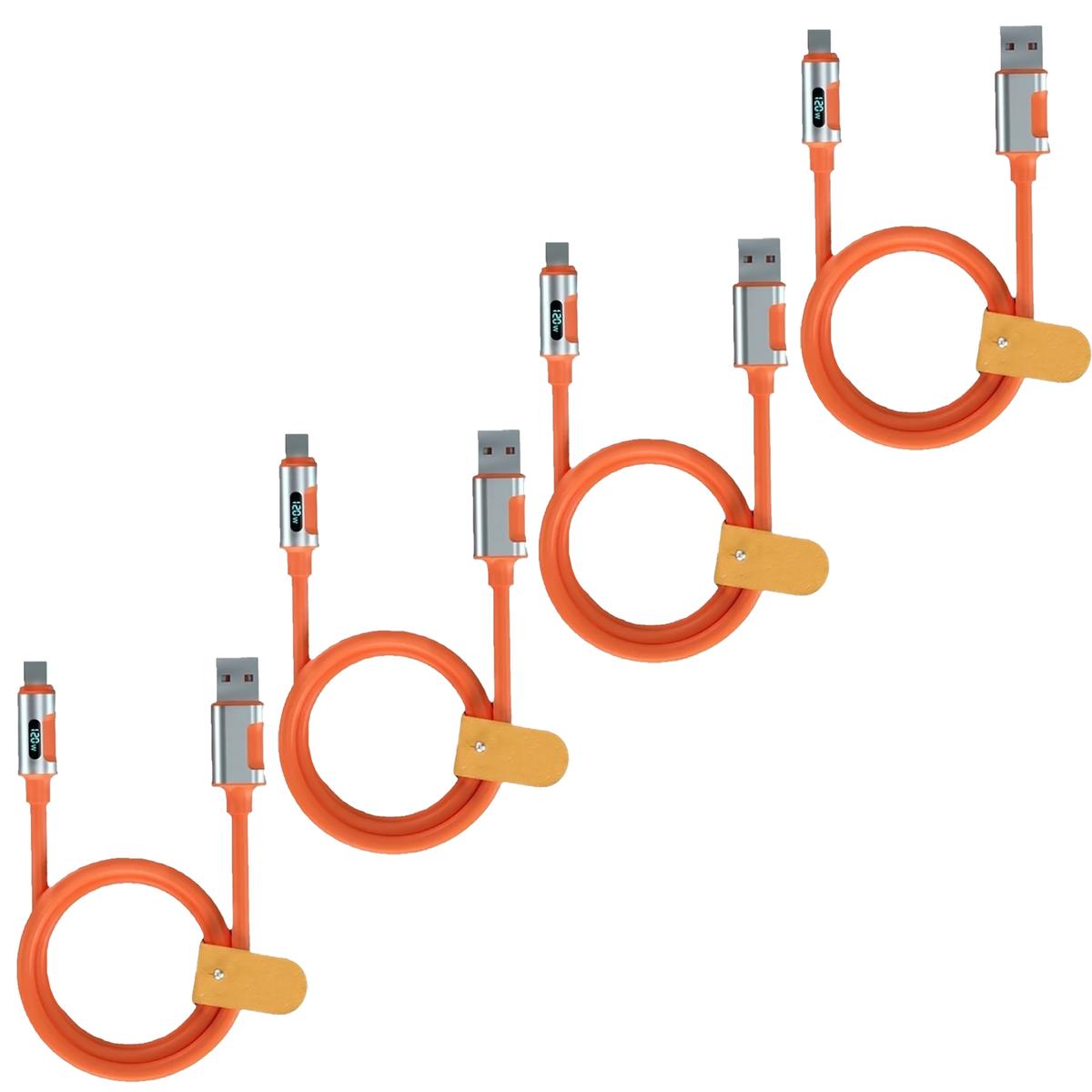 Cargador Usb 2mhotshot Mxubs-004 4 Piezas Naranja