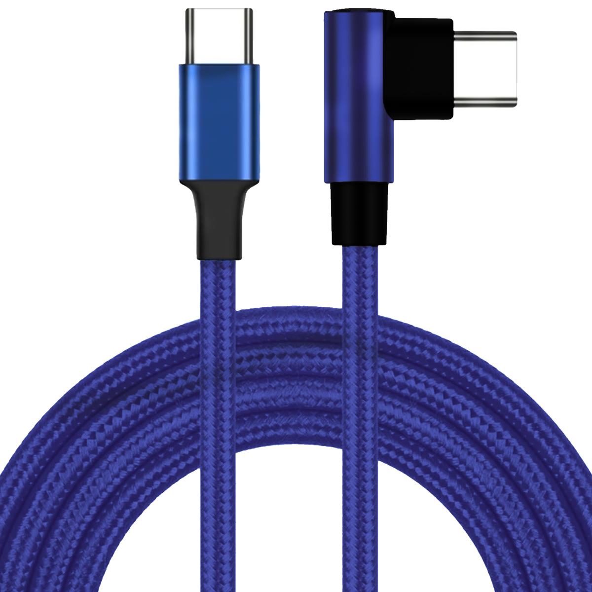 Foto 2 pulgar | Cable Usb-c Recto A 90°hotshot Mxitf-001 1 Pieza Azul