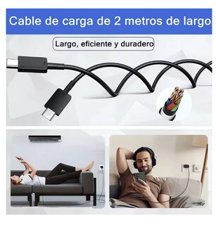 Foto 3 | Cargador Rápido Wünd Tipo C para Samsung PD25W Adaptador de Viaje
