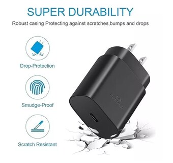 Foto 4 | Cargador Rápido Wünd Tipo C para Samsung PD25W Adaptador de Viaje